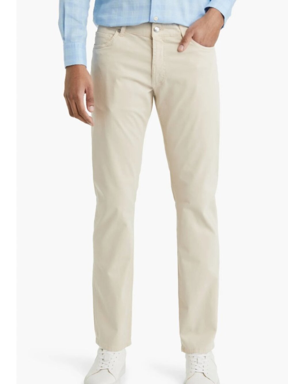 NWOT Peter Millar Men’s 5-Pocket Performance Pants Stone 34x30